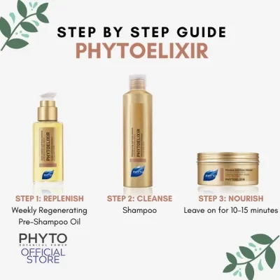 phytoelixir زيت مغذي فاخر للشعر الجاف أو التالف.تركيبة ناعمة وخفيفة الوزن غني بشكل خاص بفيتامين إي مع زيوت الكاميليا والكرانجا لتجديد وحماية ألياف الشعر 