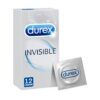 durex invisible extra thin 12 pcs 0