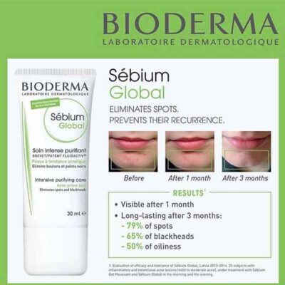 بيودرما سيبيوم جلوبال كريم لحب الشباب Bioderma Sebium Global