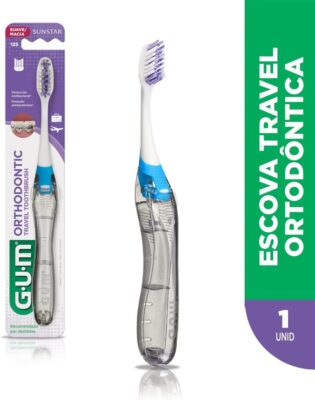 فرش تقويم الاسنان من جام GUM ORTHO TRAVEL BRUSH 125